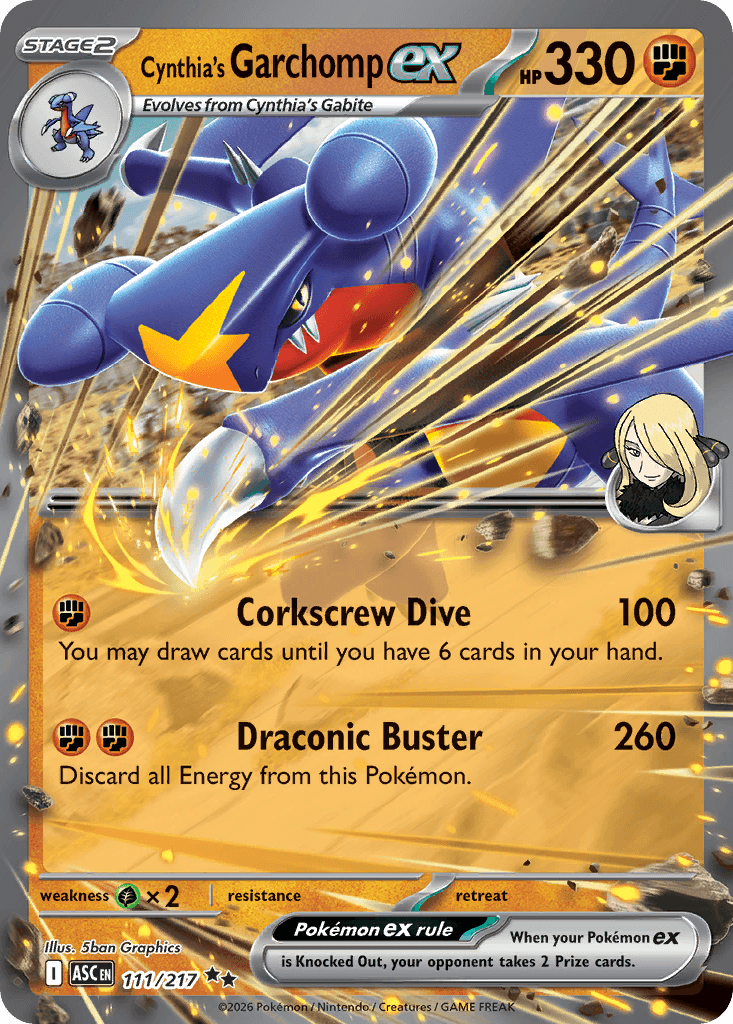 Cynthia's Garchomp ex