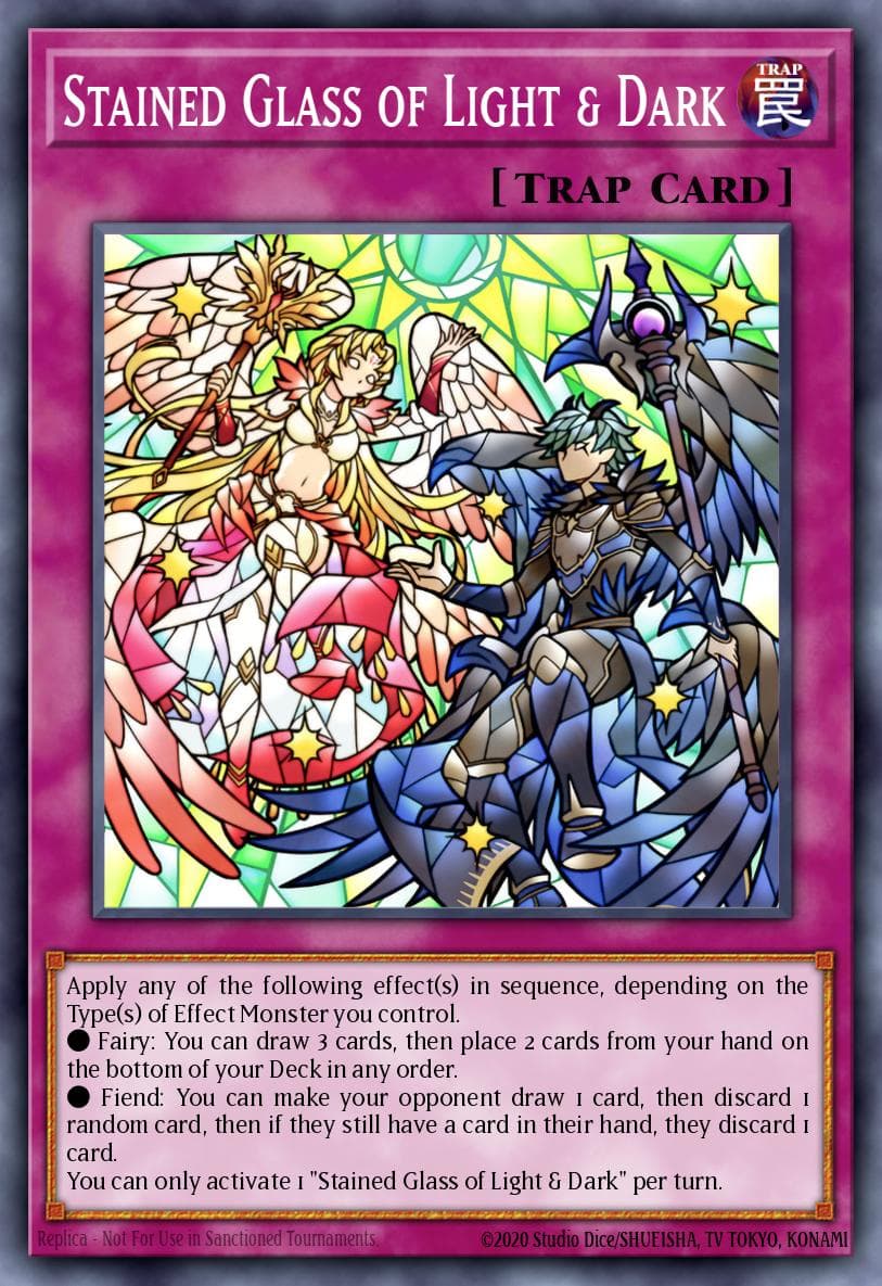 Stained Glass of Light & Dark