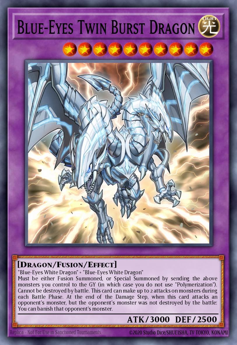 Blue-Eyes Twin Burst Dragon