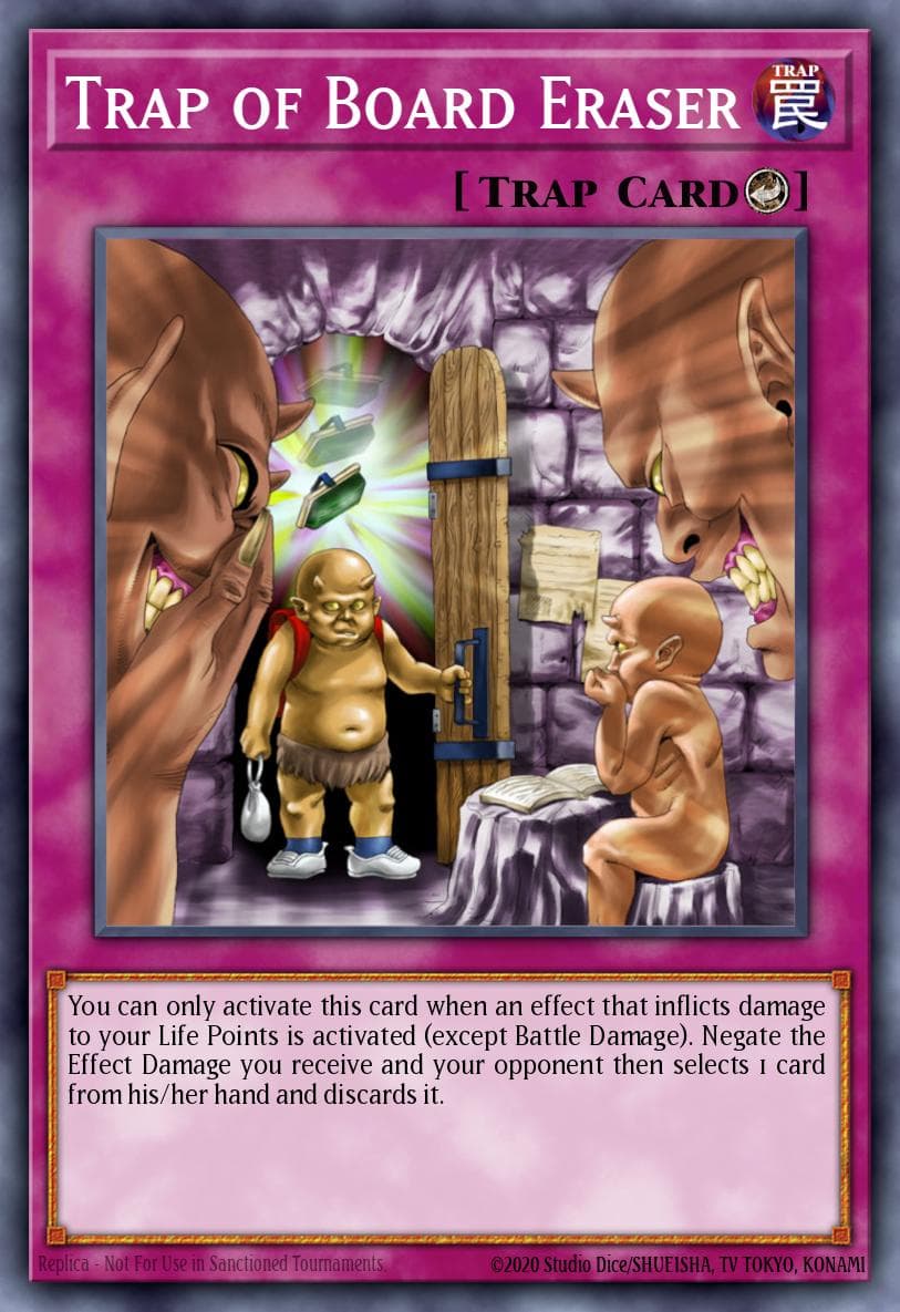 Trap of Board Eraser