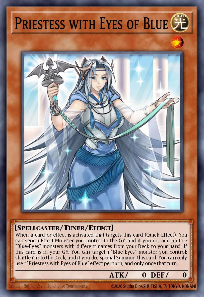Priestess with Eyes of Blue