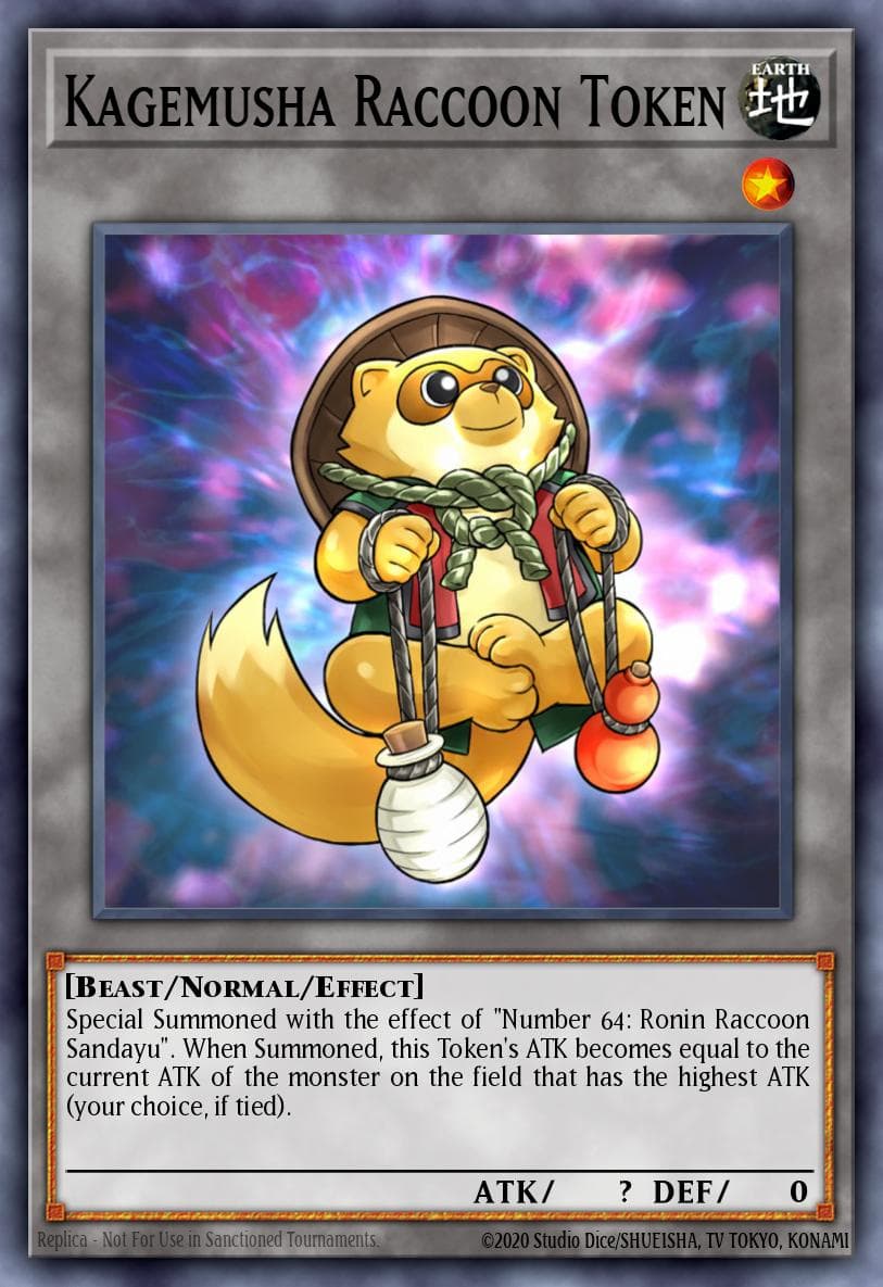 Kagemusha Raccoon Token