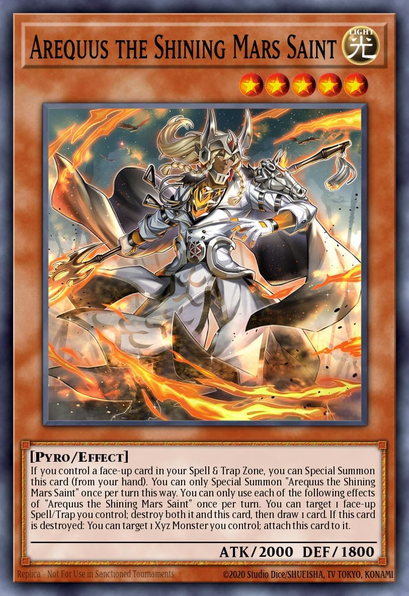 Arequus the Shining Mars Saint