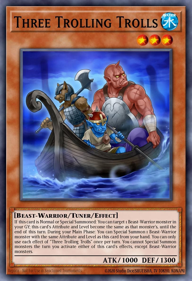 Three Trolling Trolls