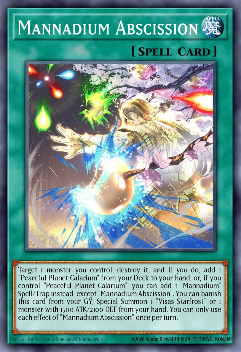 Mannadium Abscission