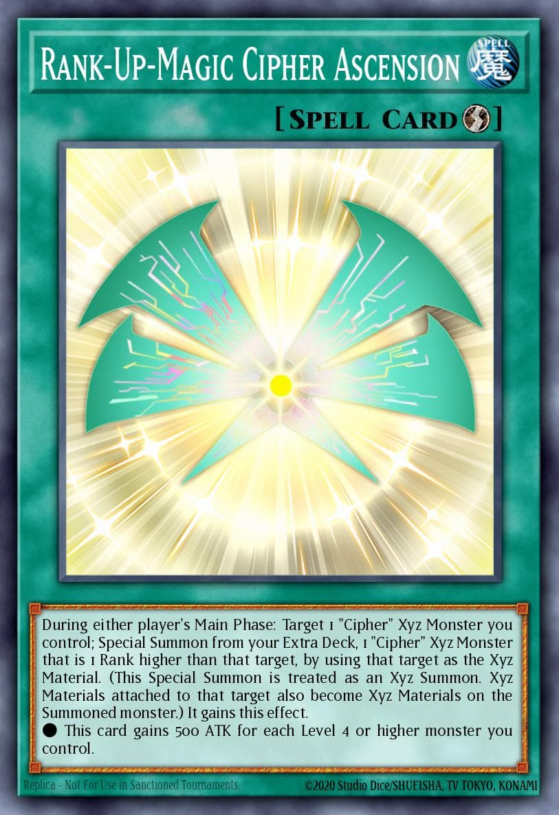 Rank-Up-Magic Cipher Ascension