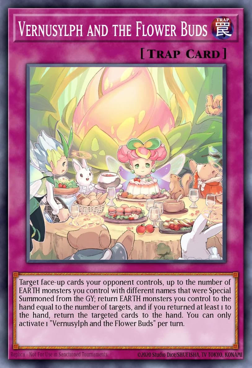 Vernusylph and the Flower Buds