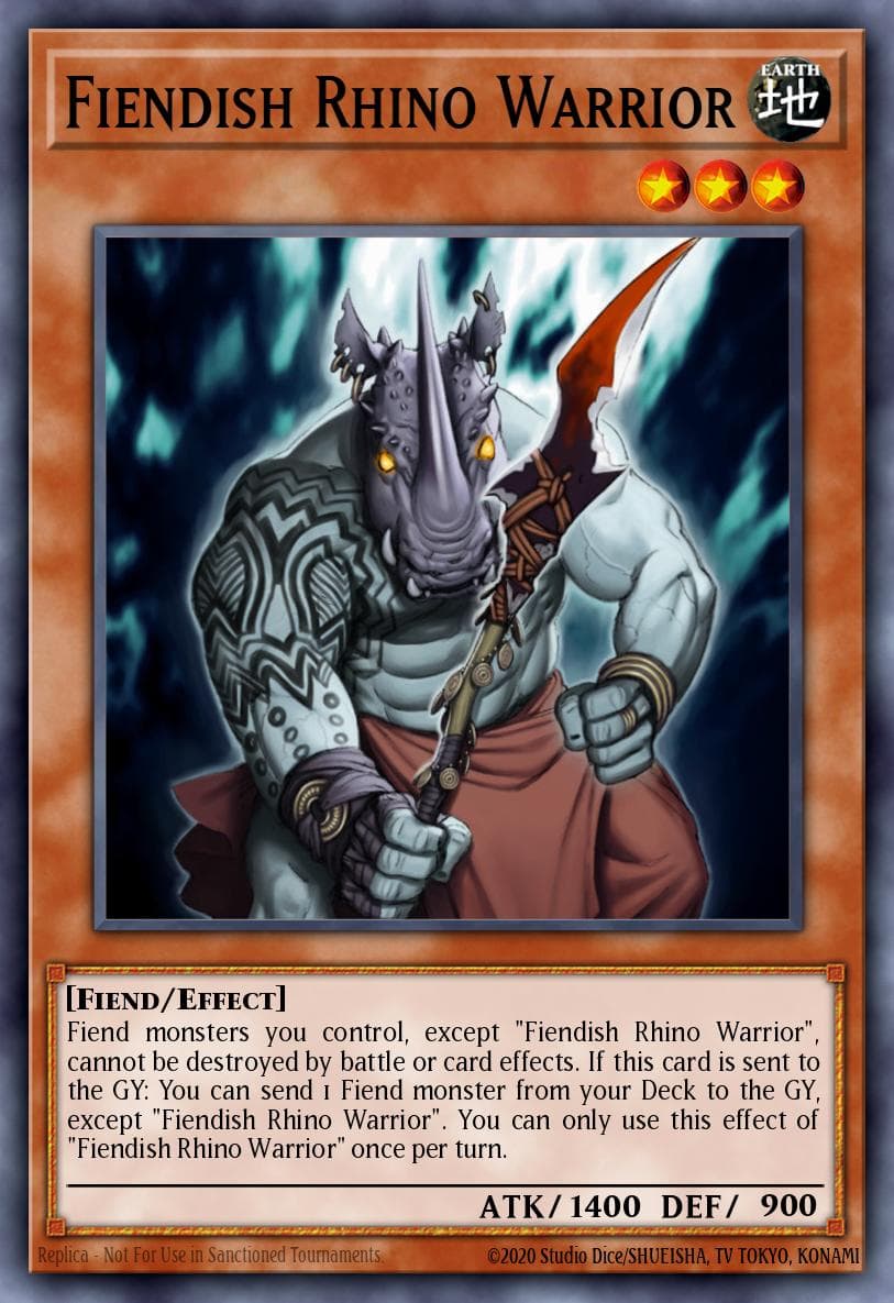Fiendish Rhino Warrior