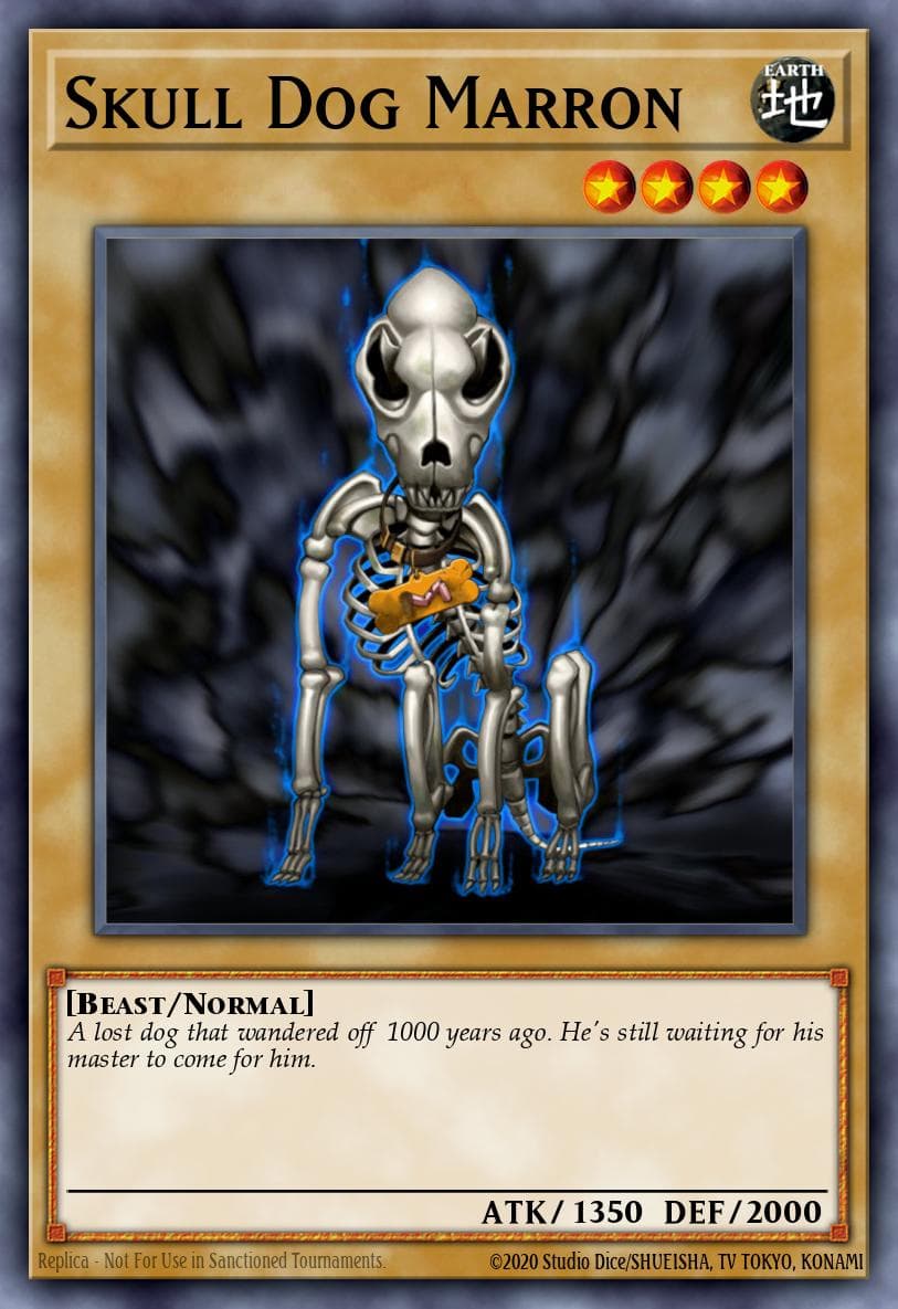 Skull Dog Marron