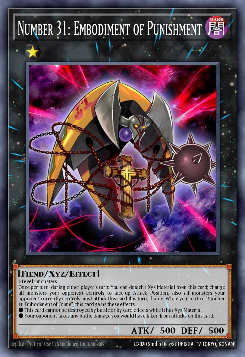Number 31: Embodiment of Punishment