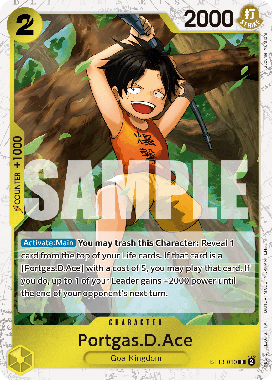 Portgas.D.Ace - ST13-010 (Pirate Foil)
