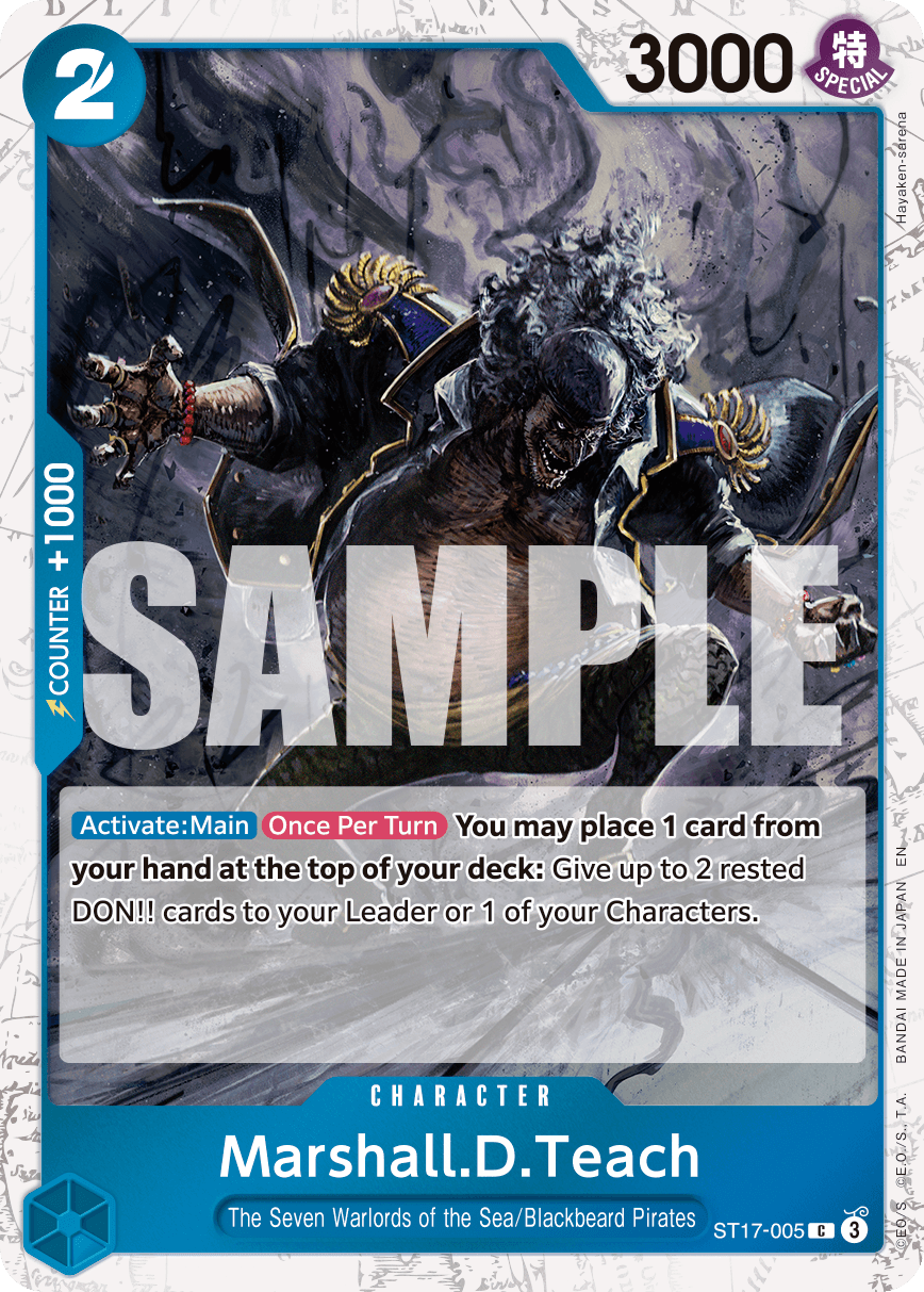 Marshall.D.Teach - ST17-005 (Pirate Foil)