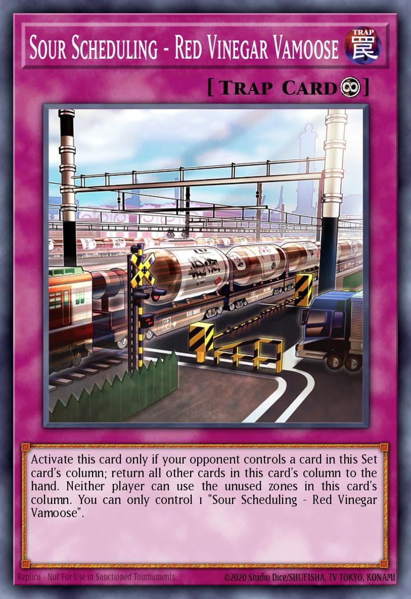 Sour Scheduling - Red Vinegar Vamoose