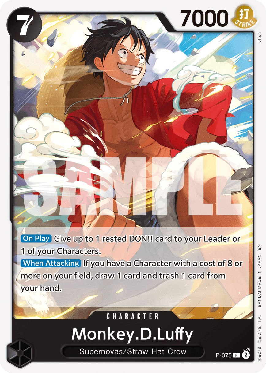 Monkey.D.Luffy - P-075 (Pirate Foil)
